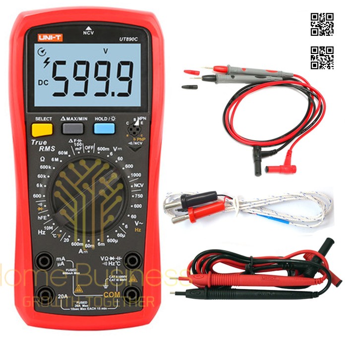 READY STOK Multitester Avometer Digital ACDC UNI-T UT890C UT890 C UT 890C 890 C