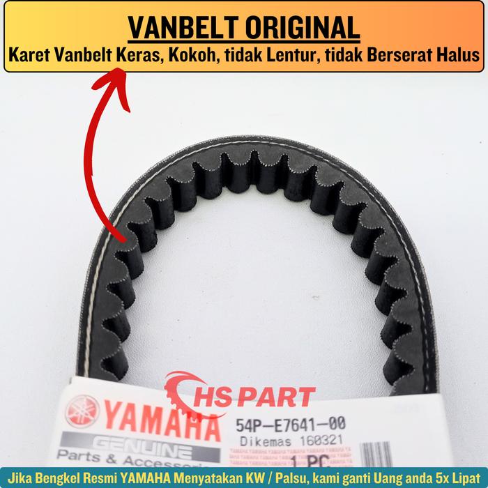 Vanbelt Mio J Original Yamaha , Vanbelt Mio Gt Original Yamaha , Vanbelt Mio Soul Gt 115 Original ,