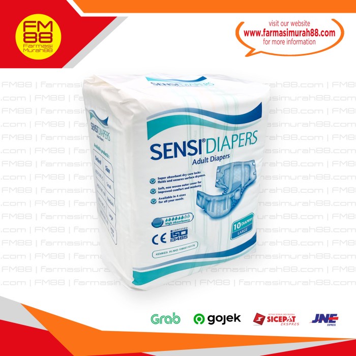 Sensi Diapers Popok Dewasa Adult Diapers
