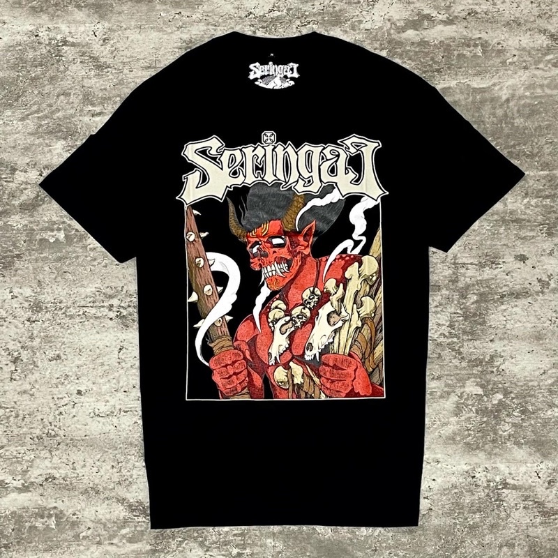 NOOV MUSIC Seringai - Seperti Api Tshirt Unisex - Black