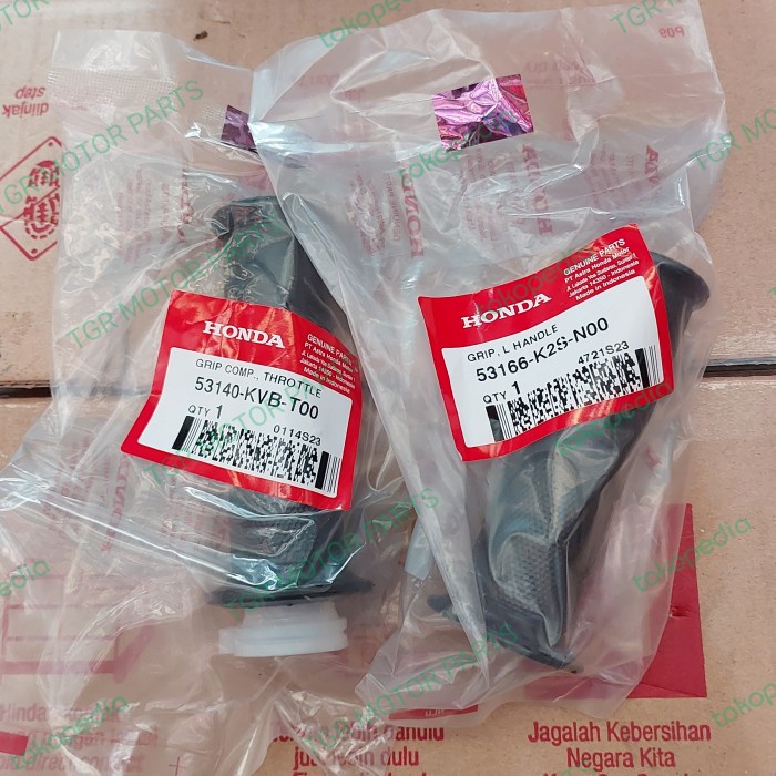 HANDGRIP GRIP STANG SET BEAT FI SUPRA X 125 SCOOPY SPACY VARIO 110 ORI