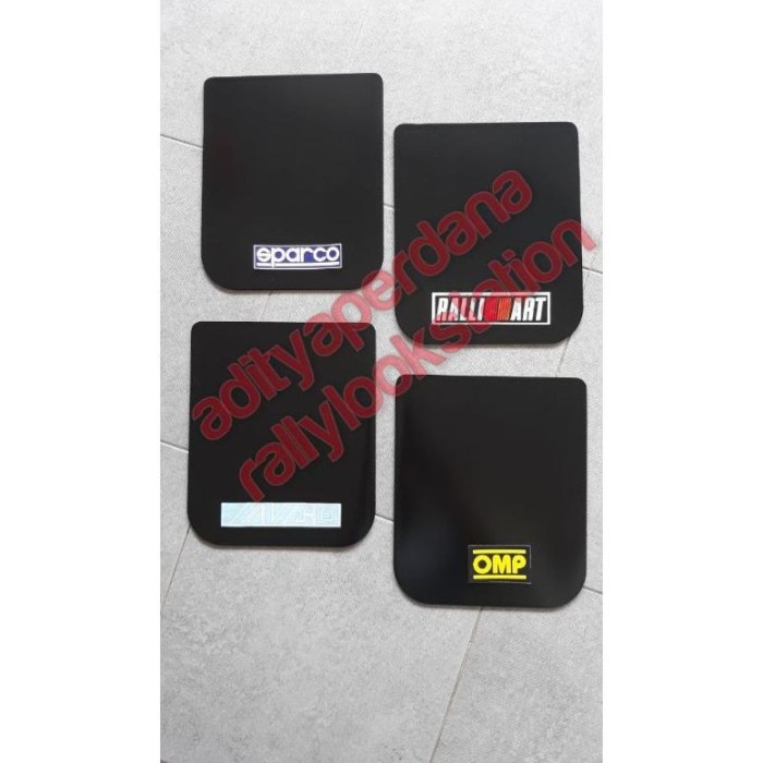Mudflap/Mudguard/Kepet Mobil rallylook