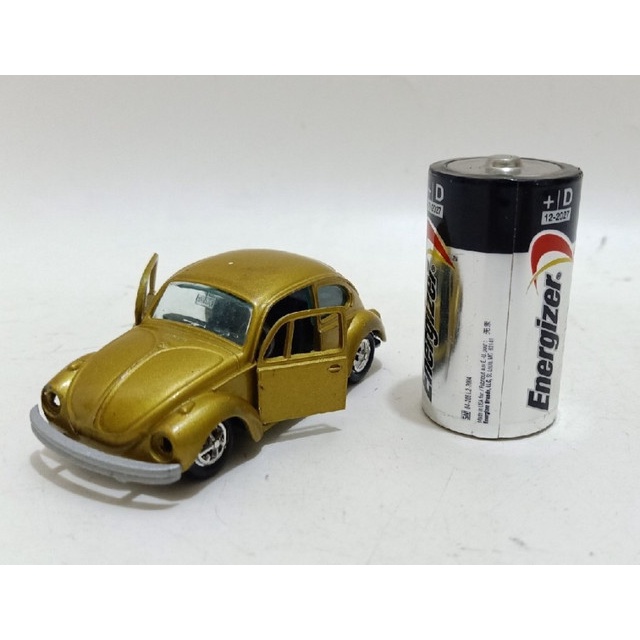 diecast gama mini volkswagen 1302 m 1/43 gold vintage rare