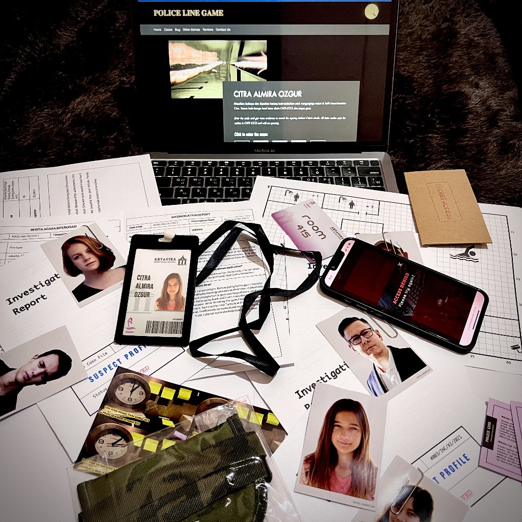 Unsolved Case #3 - Citra Mystery Kasus Detective Solver Board Game