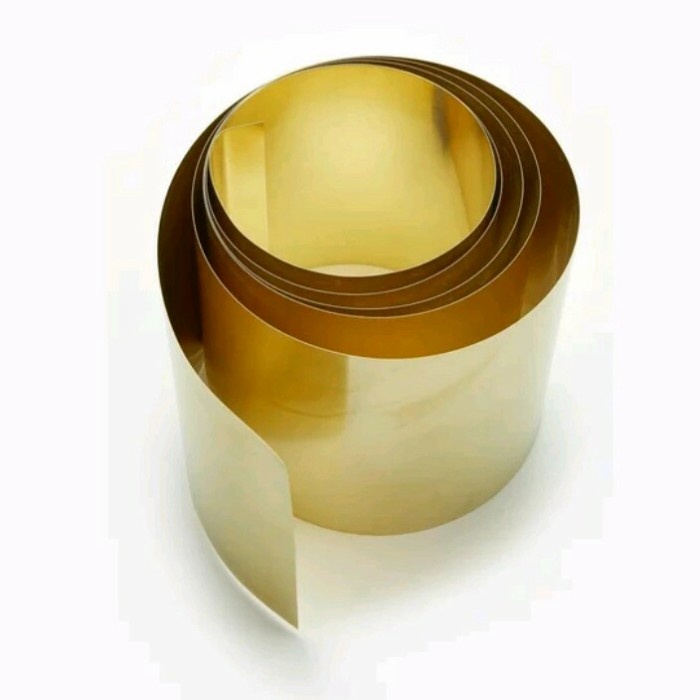 Plat Kuningan 0,1mm x 1200mm x 365mm plat kuningan 0.1mm