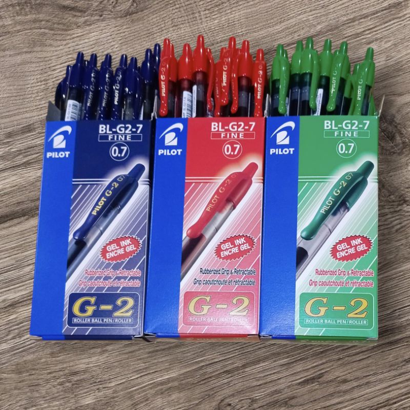 

Pulpen Pilot G2 0.5/0.7 Bl-G2 (1Pak/12Pcs)