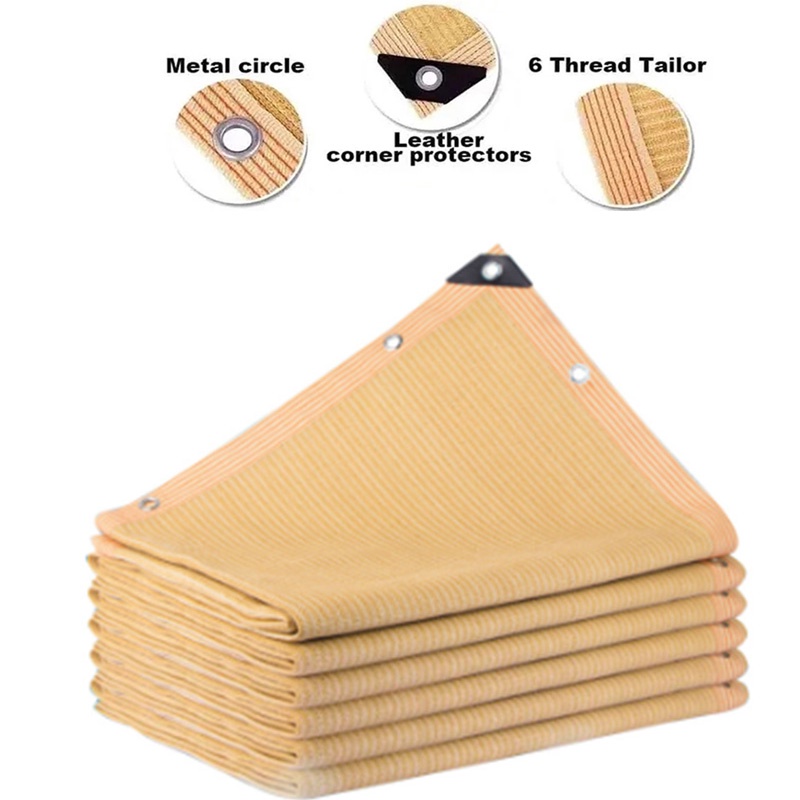 Outdoor sunshade net HDPE anti UV sunshade net 85-90% sunshade rate Car pergola Garage sunshade net 