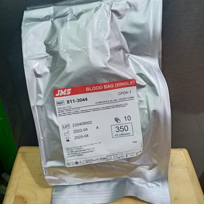 Flysheet Kantong Darah Blood Bag Jms.