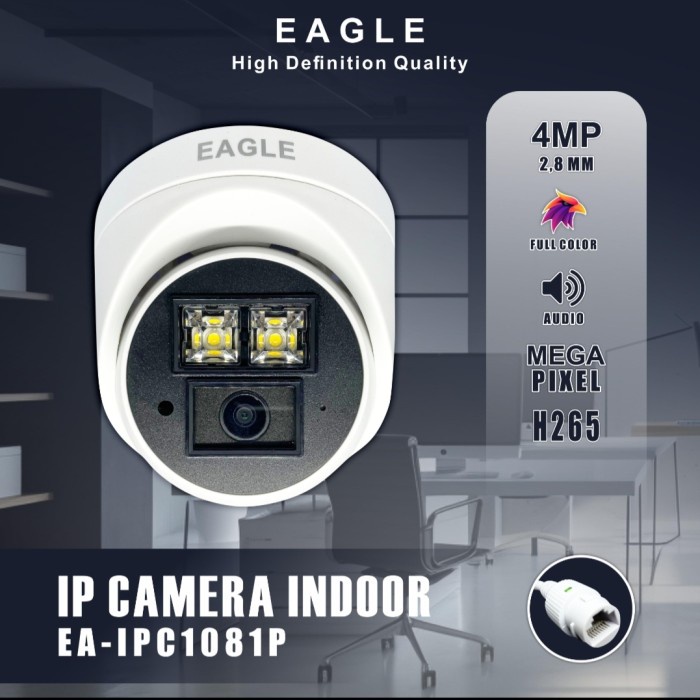 EAGLE IP CAM 4MP INDOOR OUTDOOR IP KAMERA EAGLE 4MP FULL COLOR AUDIO
