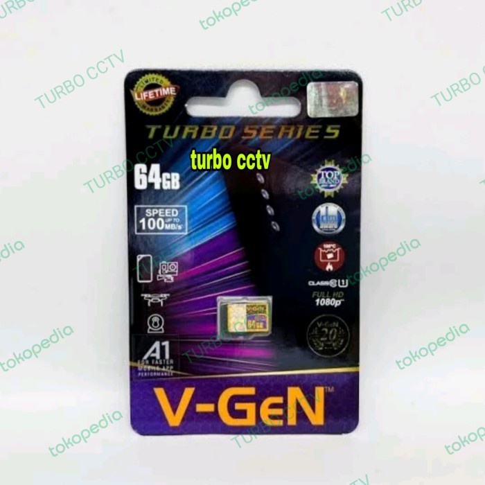 V-gen Micro SD 64 Gb Turbo / Memory Card Vgen