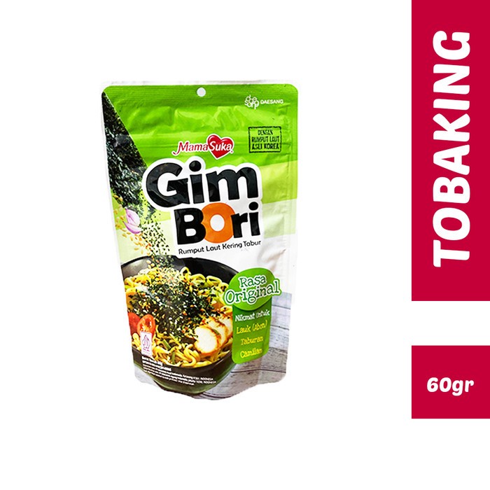 

(TopSeller) Nori Tabur Gim Bori Rumput Laut Kering Gimbori 60g