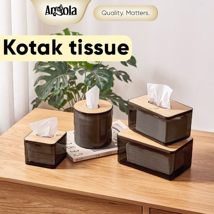 Angola Kotak Tissue D43 Tissue Box Wadah Tisu Tempat Tisu Minimalis