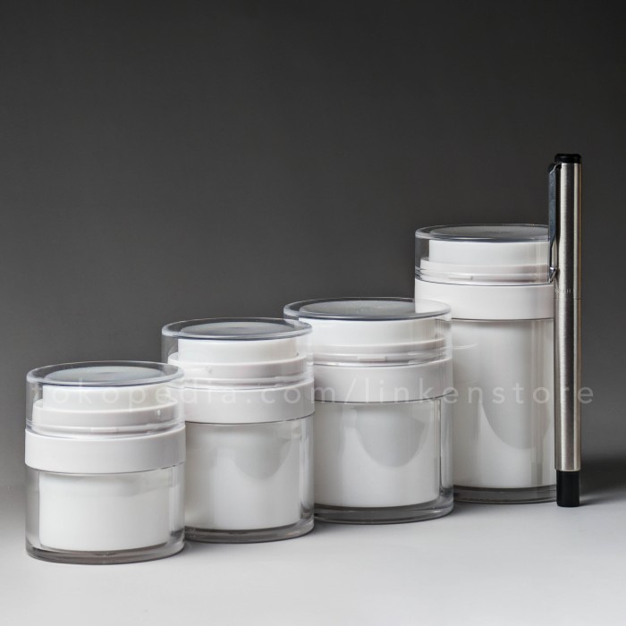 Airless Jar Pot Cream / Botol Pump Atas - Cream Lotion Skincare Travel