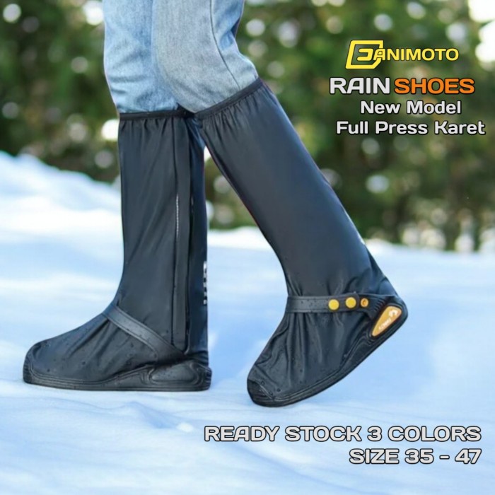 COVER JAS HUJAN SEPATU KARET ANTI AIR SIZE NO 40 41 42 43 44 45 46 47
