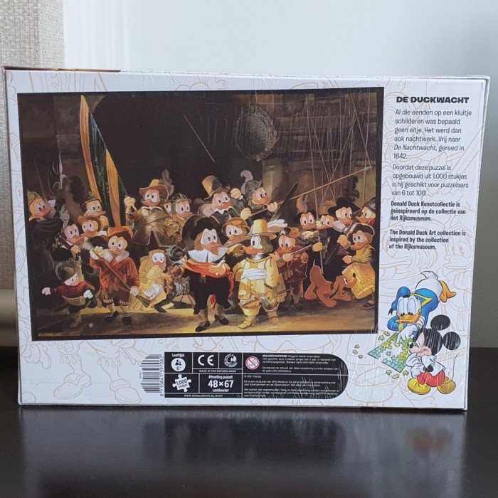 LIMITED EDITION Cartoon Disney Donald Duck Puzzle 1000 pcs