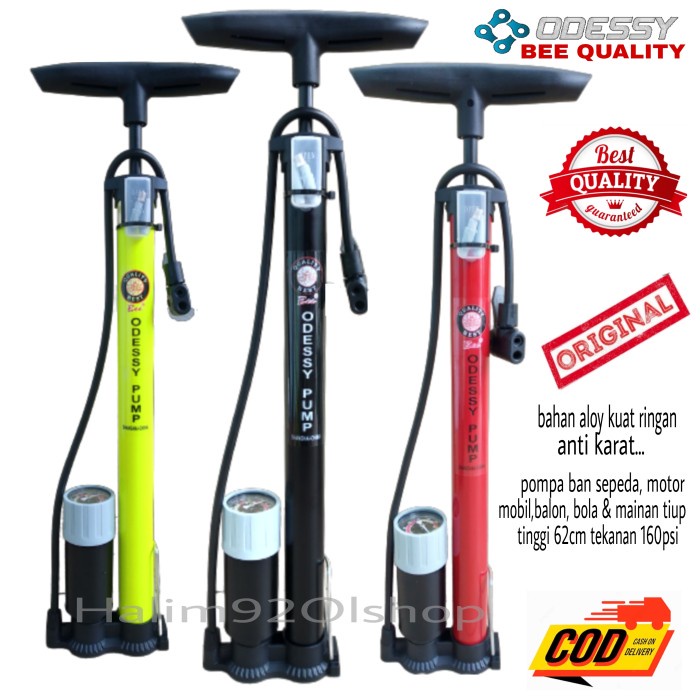 Pompa Angin Ban/Pompa Sepeda Motor/Mobil Kenmaster Imp