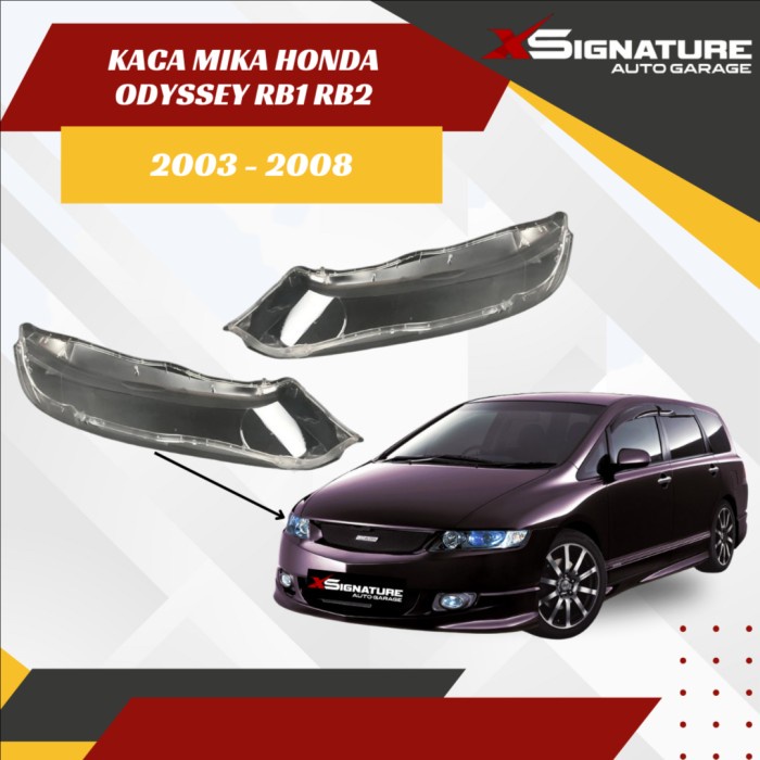KACA MIKA LAMPU DEPAN MOBIL HONDA ODYSSEY RB1 RB2 2003-2008 IMPORT