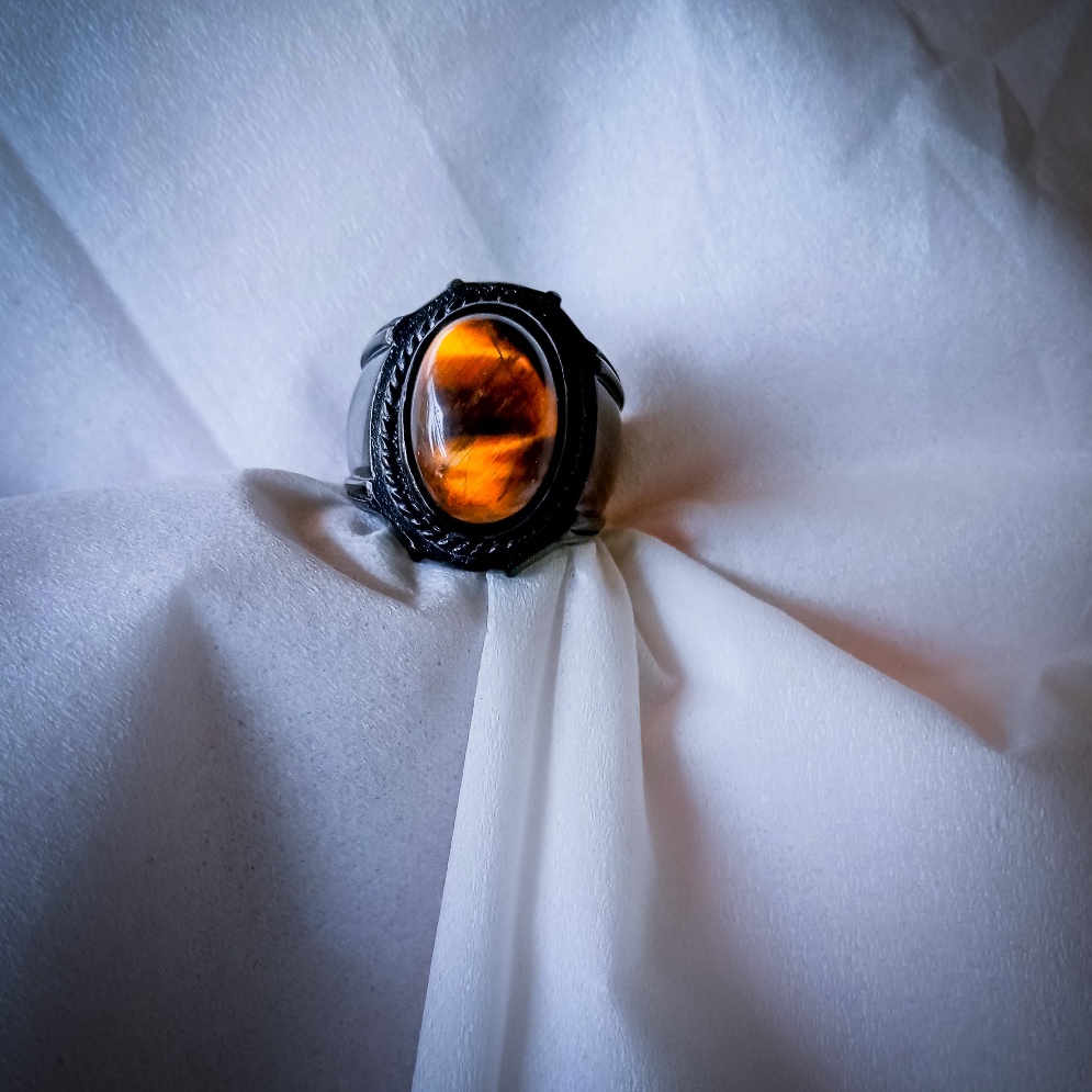 Cincin Pria Batu Akik Biduri Sepah Mstika Khdm Pang Lima Mcn Ldy