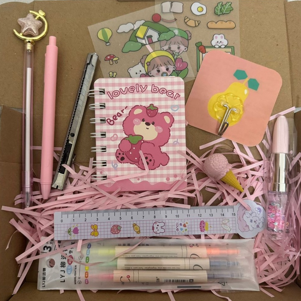 

Gift Set Alat Tulis Lengkap 10 In 1 / Hampers Anak Murah