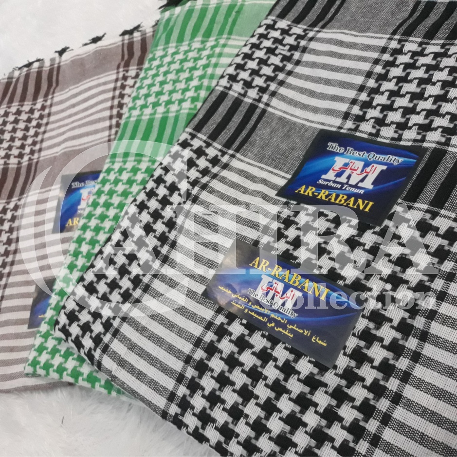 Sorban Tactical Sorban Surban Hitam Putih Sorban Rumbai