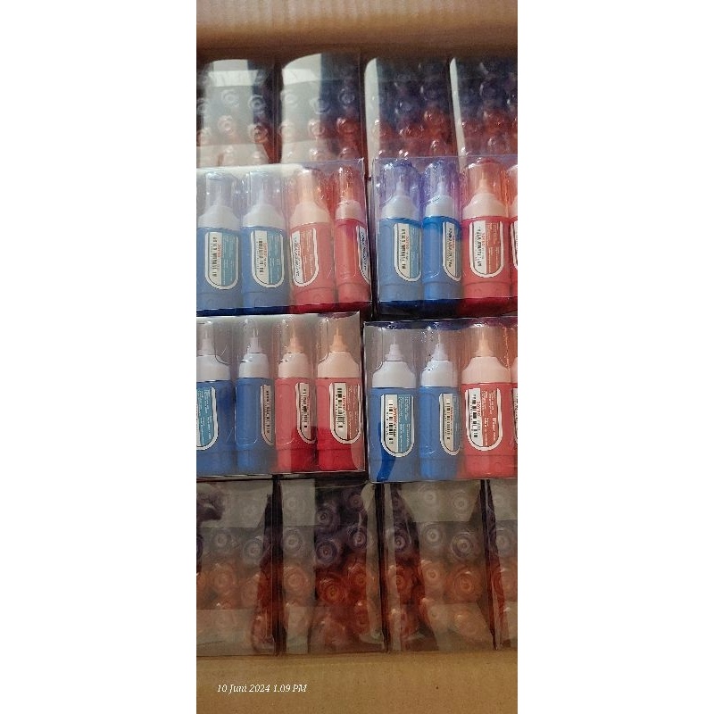 

(1 Box Isi 12Pcs) Correction Fluid Joyko Cf-S232 / Correction Fluid Cf-S225 / Tipe-Ex Cair Joyko /