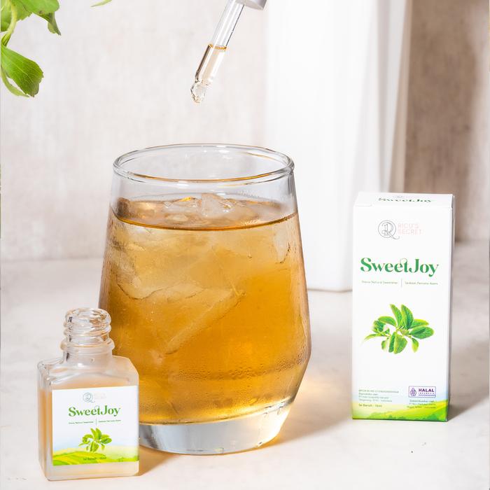 

[Ricu's Secret] Sweet Joy - Stevia Tetes Cair Natural Sweetener Pemanis Alami Pengganti Gula HALAL &
