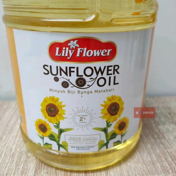 

Lily Flower Sunflower Oil 2L - Minyak Bunga Matahari Sun Flower