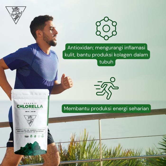 

Organic Chlorella Powder sumber Klorofil Chlorophyll Alami - 100 grams