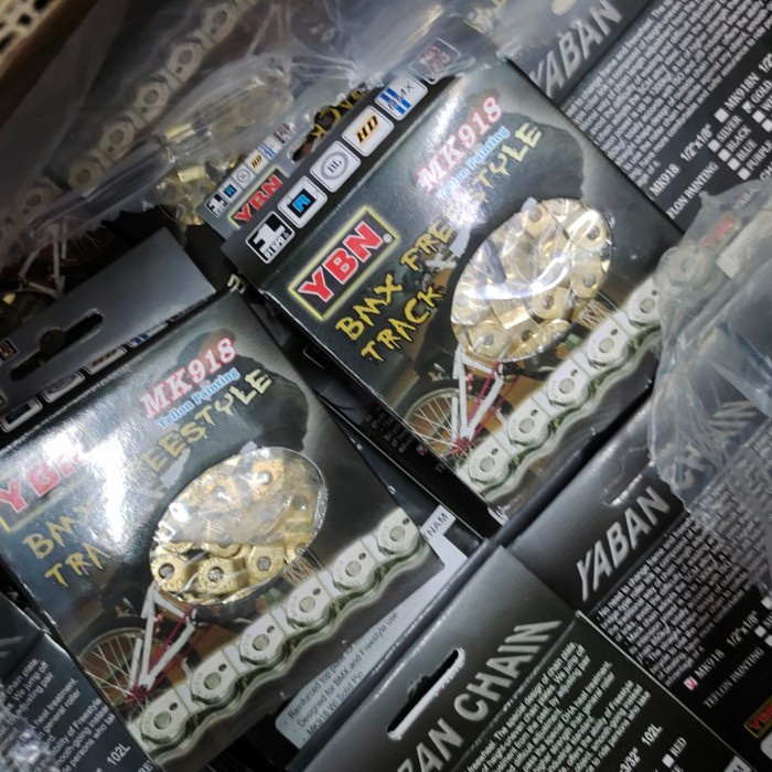 Rantai YBN HALFLINK MK 918 Chain YBN Halflink MK918 Singel Speed BMX