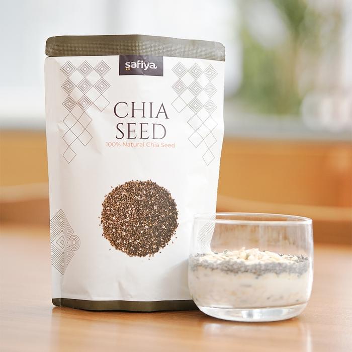 

[dch] - Black Chia Seed 1 Kg Organic Chiaseed Organik Safiya Premium Original Biji Cia Hitam Mexico