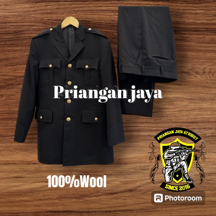 Jas Pdu 1 Polri / Pakaian Dinas Upacara 1 Polisi Wol Best Seller