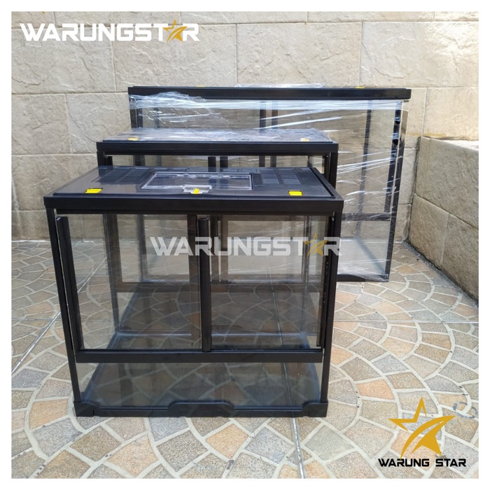 Cat Lover Shop Aquarium Nikita Terrarium M 36 Cm / Kandang Reptil