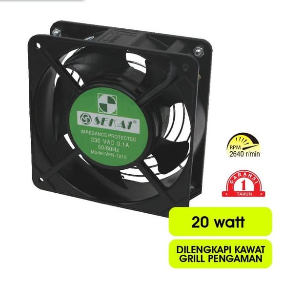 Cooling Fan Kipas Angin Exhau Mini Pendingin VFN1212 VFN 1212