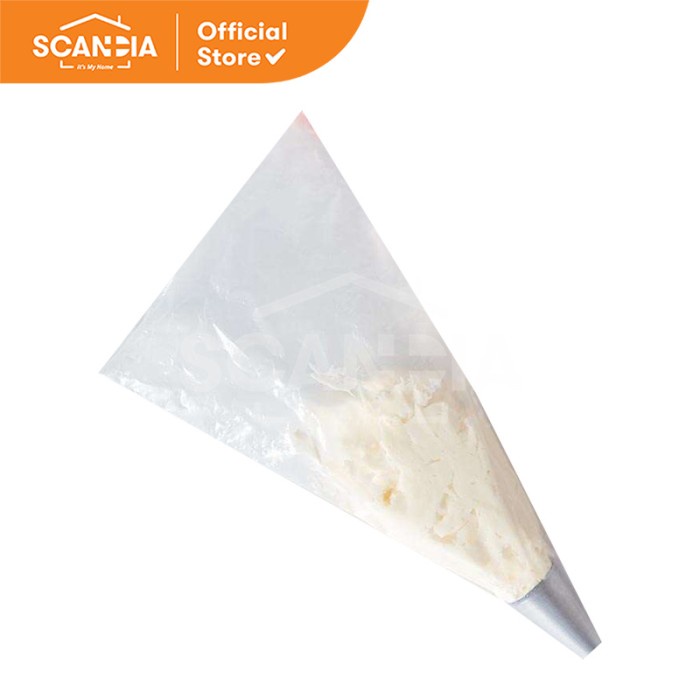 SCANDIA Alat Penghias kue Pipping Bag Disposable 12 Pcs Clear (KA0728)