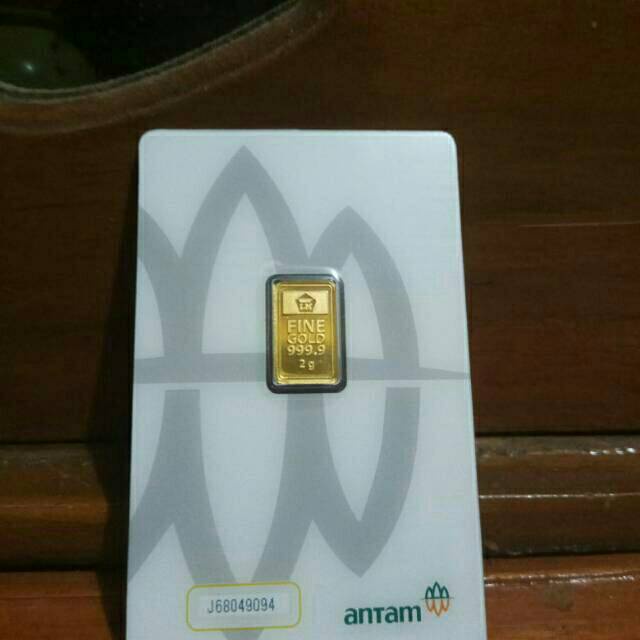 UM1 Emas antam 2 gram bersertifikat - logam mulia antam 2 gram