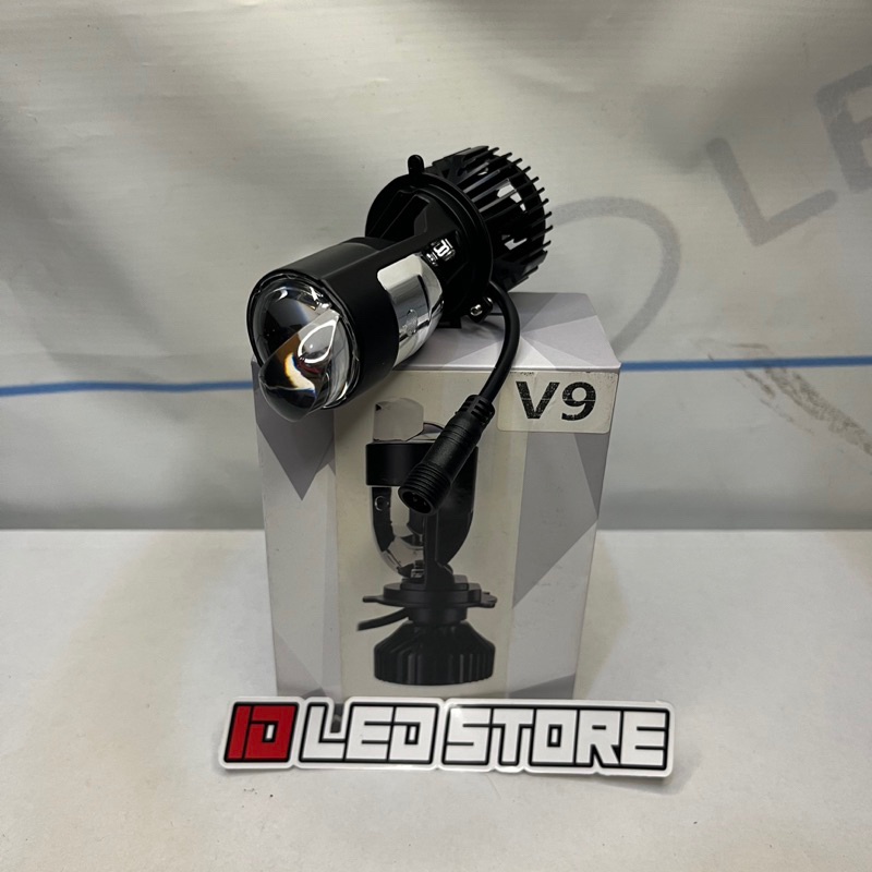 Lampu Led Utama H4 V9 Hrj 1 Warna Putih 36 Watt Rhd Motor Mobil Universal