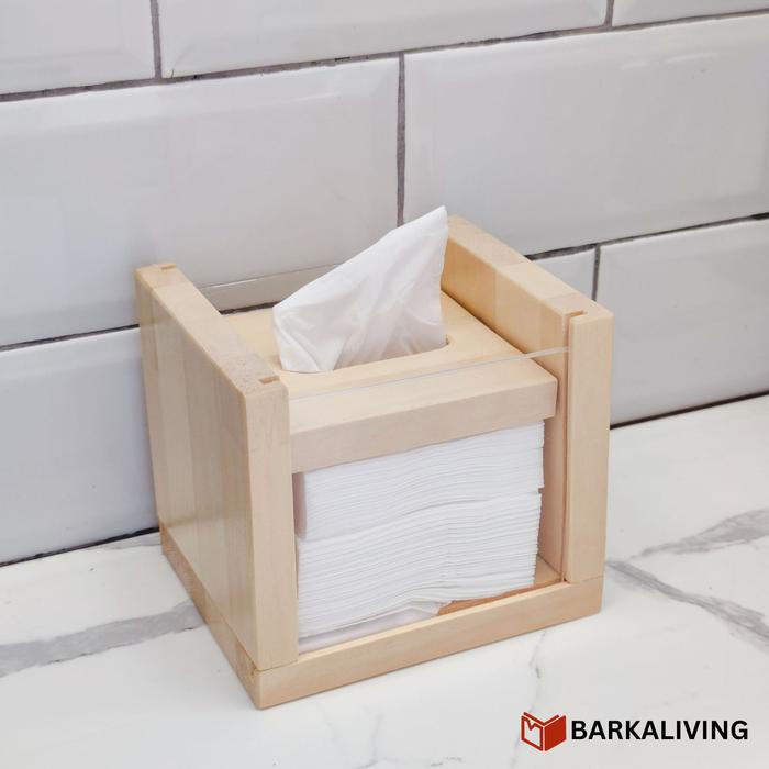 (Expert) Espero Tissue Box Kotak Tempat Tisu Aesthetic Kayu Akrilik