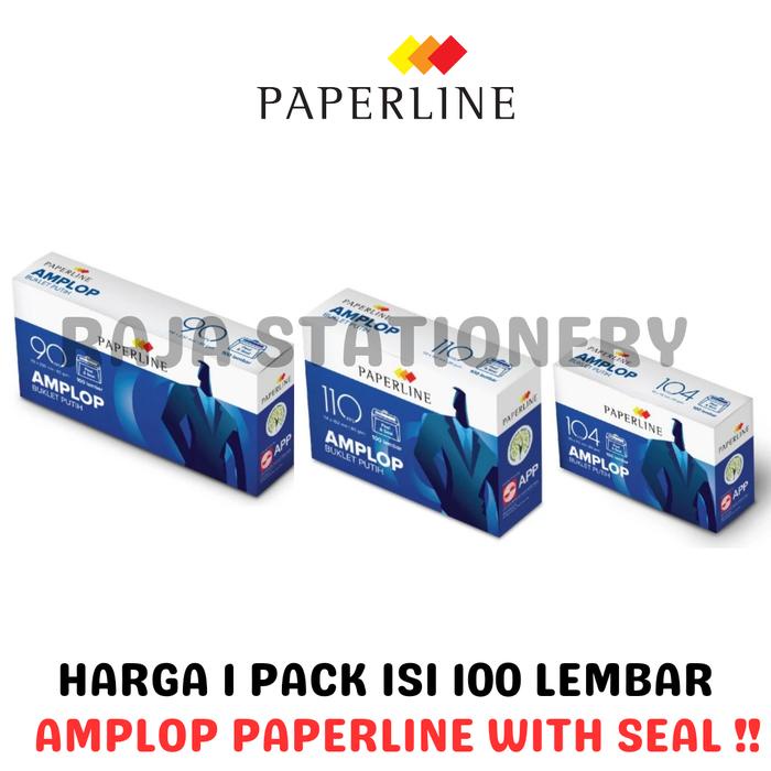

Amplop Paperline 90 104 110 PUTIH POLOS Sedang White Envelope Box PPS
