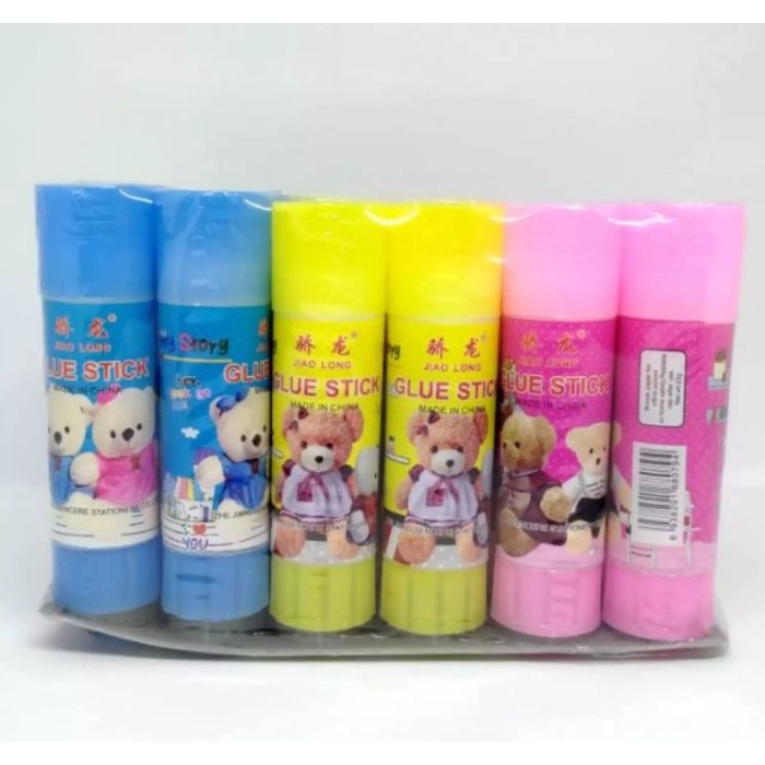 

[24 PCS] LEM GLUE STICK FANCY 10 GRAM GR / LEM KERTAS STIK MURAH