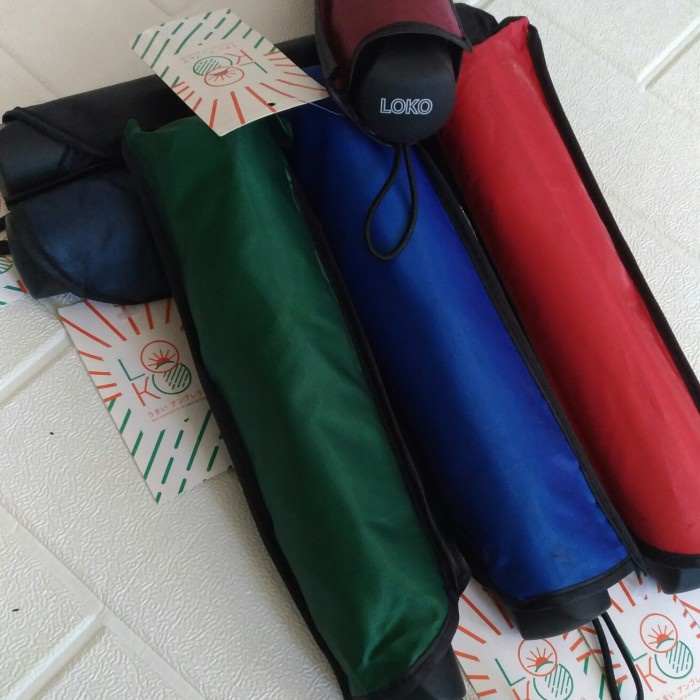 PROMO PAYUNG LIPAT MERK LOKO, PAYUNG LIPAT 3, PAYUNG MURAH BERKUALITAS UJK