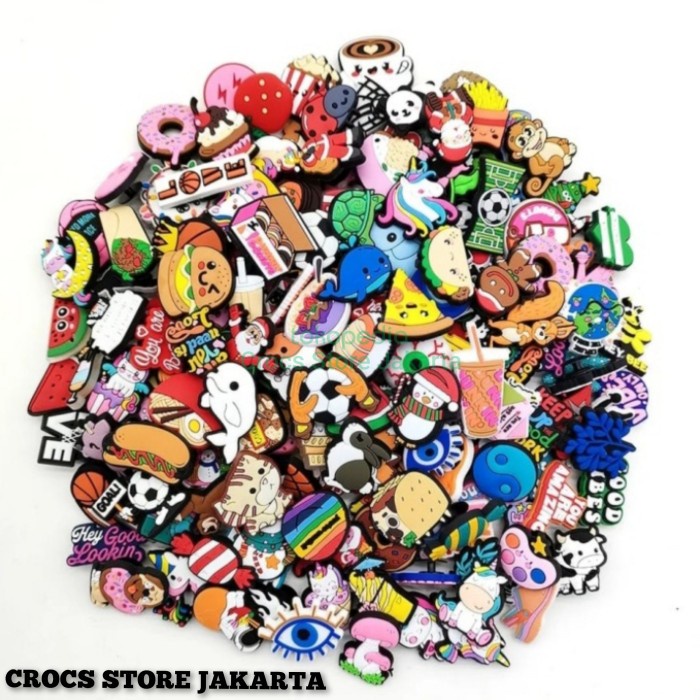 

CROCS JIBBITZ CHARM ORIGINAL / AKSESORIS PIN HIASAN SANDAL CROCS