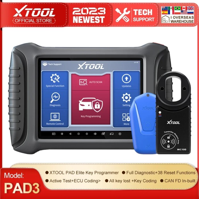 XTOOL Auto Key Programmer X100 PAD3 Diagnostic Tools Immobilizer With