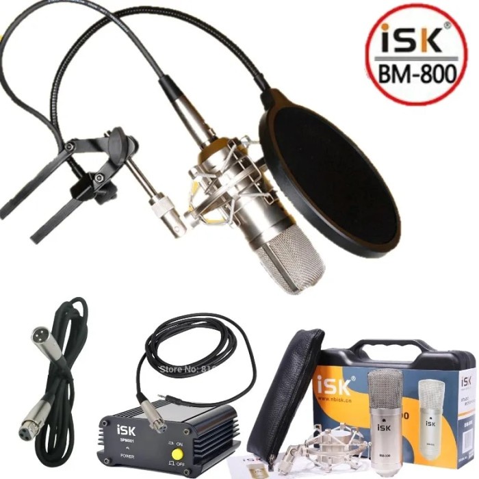 Large diaphragm condenser microphone Studio recording microphone set