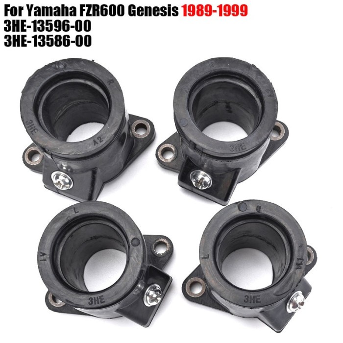Carburetor Adapter Inlet Intake Pipe For Yamaha FZR600 FZR 600