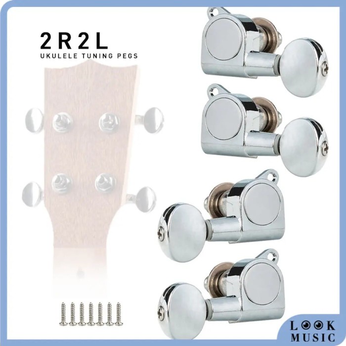 LOOK Assorted Ukulele Tuning Pegs Strings Tuners 4 String Guitar