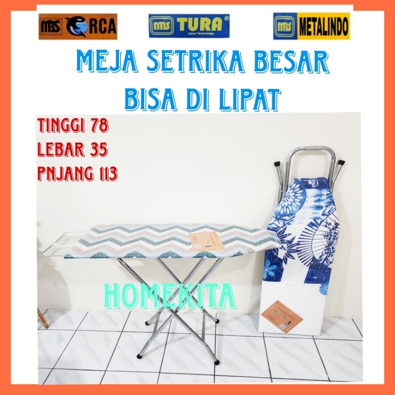 MEJA GOSOK PAKAIAN MEJA SETRIKA ALAS SETRIKA TEBAL MEJA SETRIKA BESAR