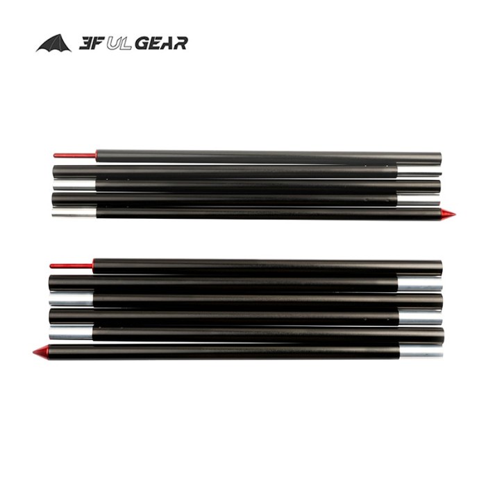 3F UL GEAR 2.4m Sun Shelter Rod Thickening 7075 Aviation Aluminum