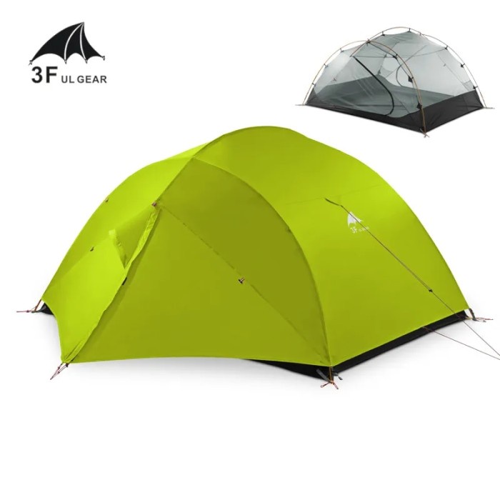 3F UL GEAR QingKong3 15D Ultralight Camping Tent Portable 3 Persons