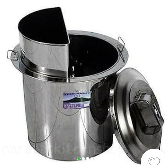 tong mie ayam sekat lepas/dandang mie ayam bakso 35cm/panci