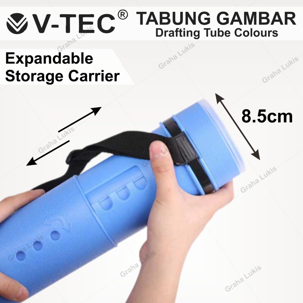 

IK! TABUNG GAMBAR / DRAFTING TUBE WARNA-WARNI 8.5 CM
